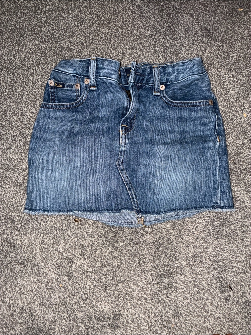 Ralph Lauren Blue Denim Mini Skirt